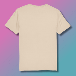 T-shirt DM CATHOLIQUE en couleur sable sur www.dmsacredesign.fr