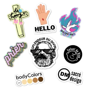 Stickers Vinyle Catholique sur www.dmsacredesign.fr