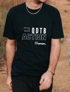 T-shirt CATHO DM QDTB - Noir sur www.dmsacredesign.fr
