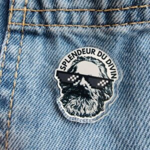 Pin's Catholique Splendeur du Divin sur www.dmsacredesign.fr